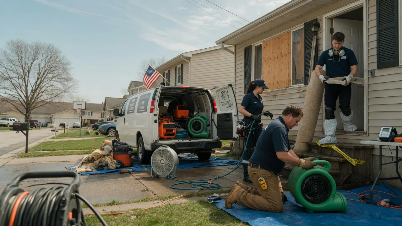 Water Damage Restoration in Rushville, IN near me